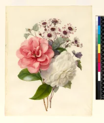 3つの花のスプレー